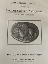 Ancient Coins and Antiquities and Related Literature, Auction 73.