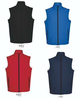 Race Bodywarmer Men Softshell Warm und weich dank Fleecefutter L02887