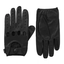 Isotoner Signature Men's Smooth Leather Driving Gloves - A45011