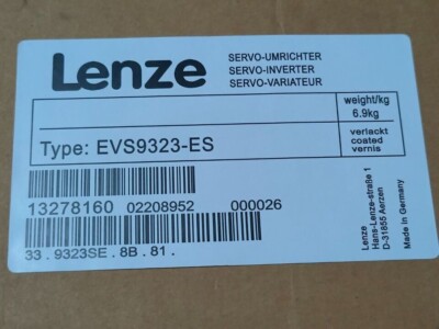 EVS9323-ES Neu Versiegelt Lenze Servo Inverter EVS9323-ES Ipcs