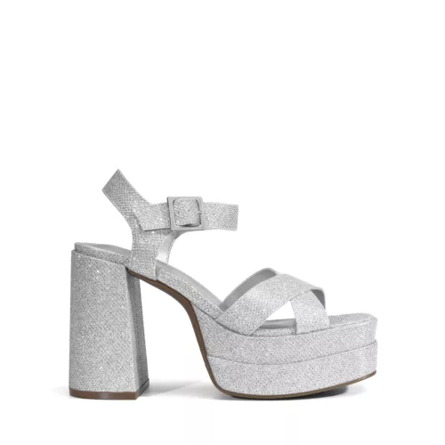 Women Heel Sandals Y2K Platform Chunky Block Ankle Strap Open Toe Party Sandals - Picture 24 of 30