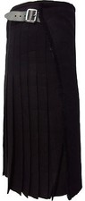New Scottish Highland Wears Sports Casual Ladies Black Tartan Traditional Kilts.