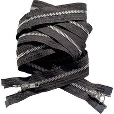 YKK 5 49" to 72" Aluminum Two Way Separating Medium Weight Jacket Zipper
