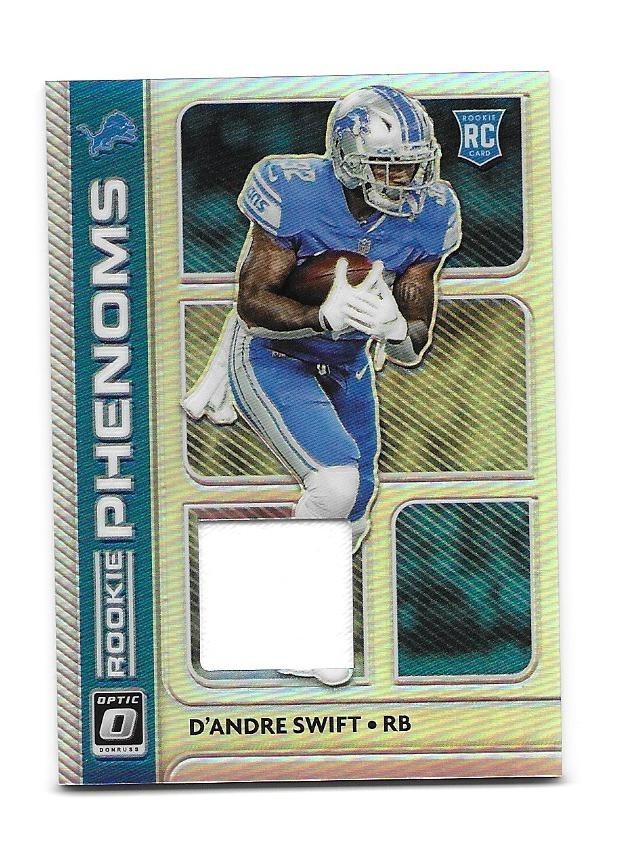 D'Andre Swift Panini Donruss Optic Rookie Phenoms Memorabilia #RP9 Base