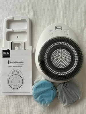 #ad Electric Back Scrubber for Shower Wall Mounted Exfoliating Brush Hands Free READ $49.95