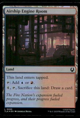 AIRSHIP ENGINE ROOM 265 AVATAR: THE LAST AIRBENDER MAGIC:  FOIL NM/M