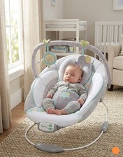 Ingenuity Soothing Baby Bouncer – Morrison (0–6 Months) with Vibration & music
