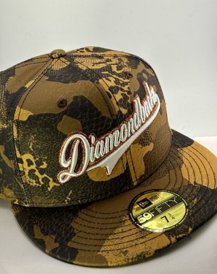 Diamondbacks New Era 7 3/4 Hat Club Snake Skin Script 59FIFTY Gray UV DS  