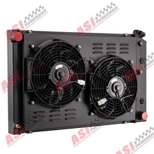 4 Row Radiatorshroud Fan Fit Chevygmc C10c20 K10 K20 1970-1985camaro 70-80