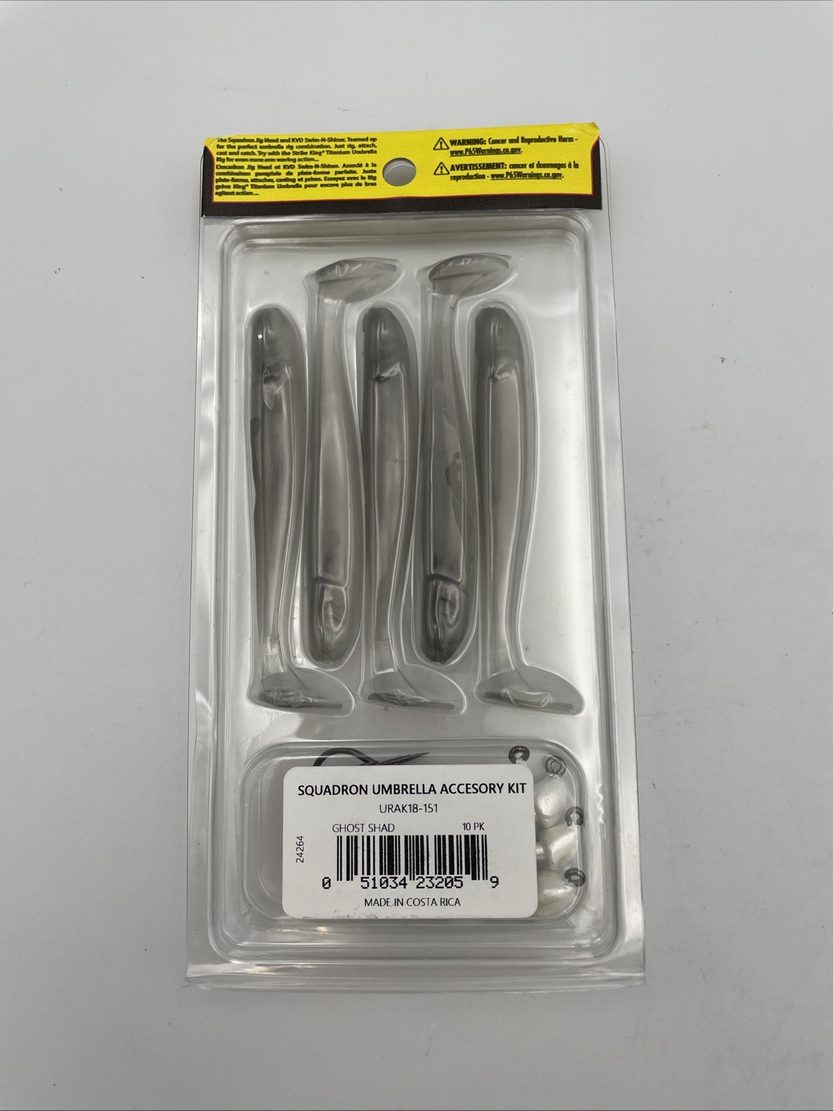  Squadron Umbrella Rig Kit 1/8oz Ghost Shad - Image 2