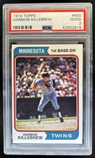1974 Topps Harmon Killebrew #400 Twins PSA 2