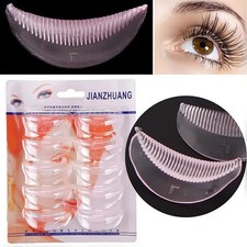 10pcs Eyelash Lift Perming Silicone Curler Pads Embedded Ridges Shield Rods Ey