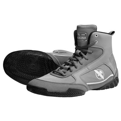 Hayabusa Pro Boxing Shoes for Men & Women - Grey, 10 