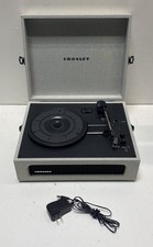 Crosley CR8017A-GY Voyager 3-Speed Bluetooth Turntable Grey For Parts