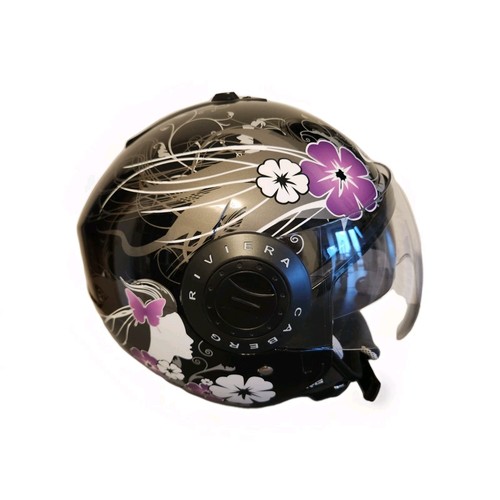 Caberg Riviera V3 Diva Helm Gr. M Schwarz/Pink - Bild 3 von 7