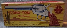 Vintage Kilgore Long Tom Capgun in Original Box Original Cap Box NO CAPS
