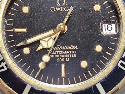 Omega Seamaster Pre Bond 368.1042 200 MT Automatik Stahl Gold 