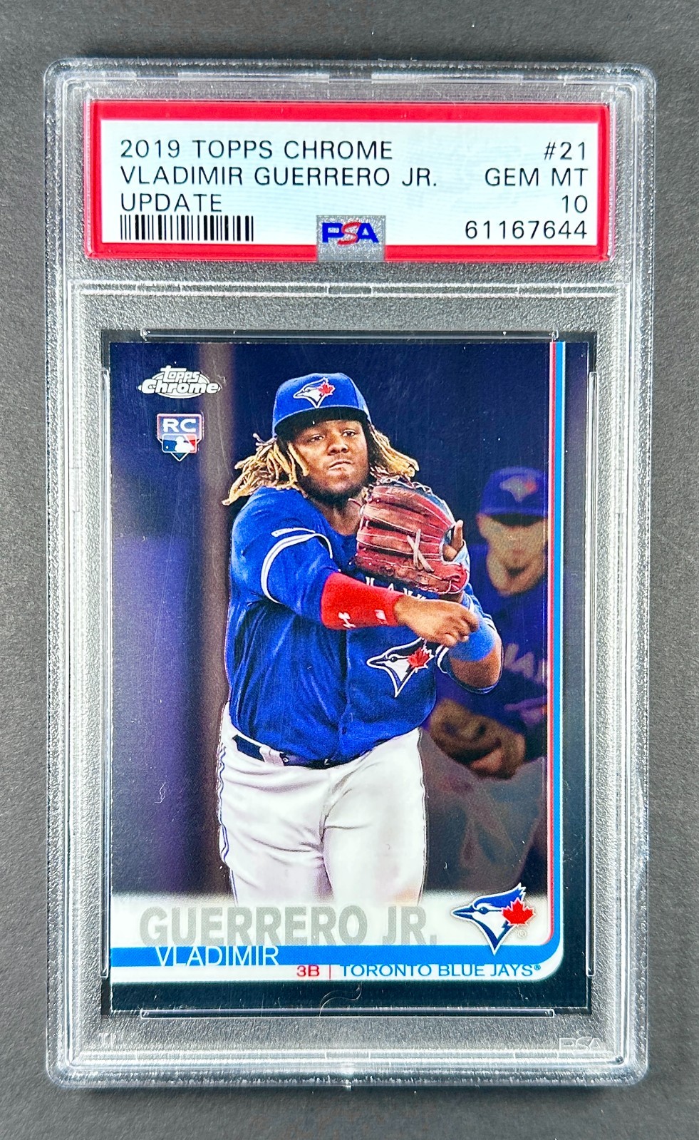 Vladimir Guerrero Jr. 2019 Topps Chrome Update #21 RC ROOKIE PSA 10 GEM MINT