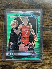 2024 Panini Prizm WNBA Julie Vanloo #42 Green Pulsar /25