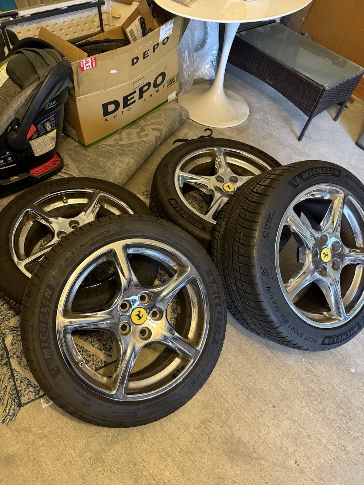 Ferrari 612 Scaglietti 18" 19" inch rim OEM 2005 2006 2007 2008 2009 Wheel SET