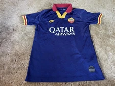 NIKE AS Roma Third Kit Soccer Jersey Blue 2019 / 2020 Men's Size S #16