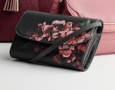 Simply Vera Vera Wang Red Floral Signature Mini Crossbody - NWT | eBay