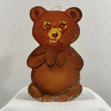 Baby Bear B. Shackman & Co. Fully Jointed Furry Flocked No. 70417 Vintage 1983