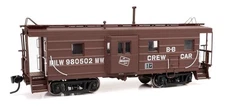 Walthers Proto HO Scale ~ Milwaukee Road Rib Sided Caboose #980502 ~ 920-103659
