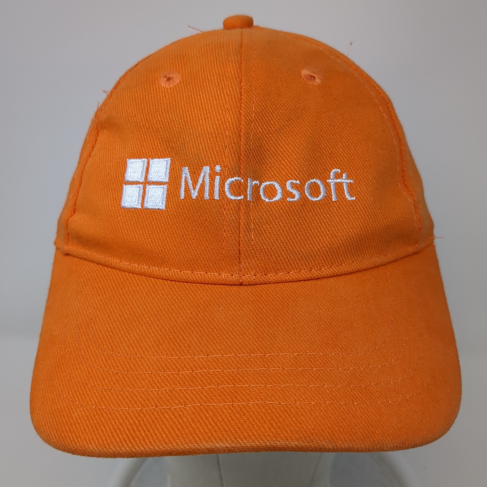 Microsoft Coder Strapback Baseball Cap Orange One… - image 2