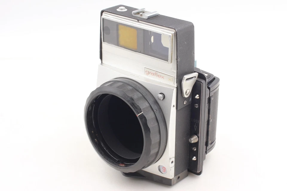 [Casi COMO NUEVO] Graflex XL con lente Tessar 100 mm f3,5 + soporte para 120 rollos Japón #3299 Foto 4 de 4