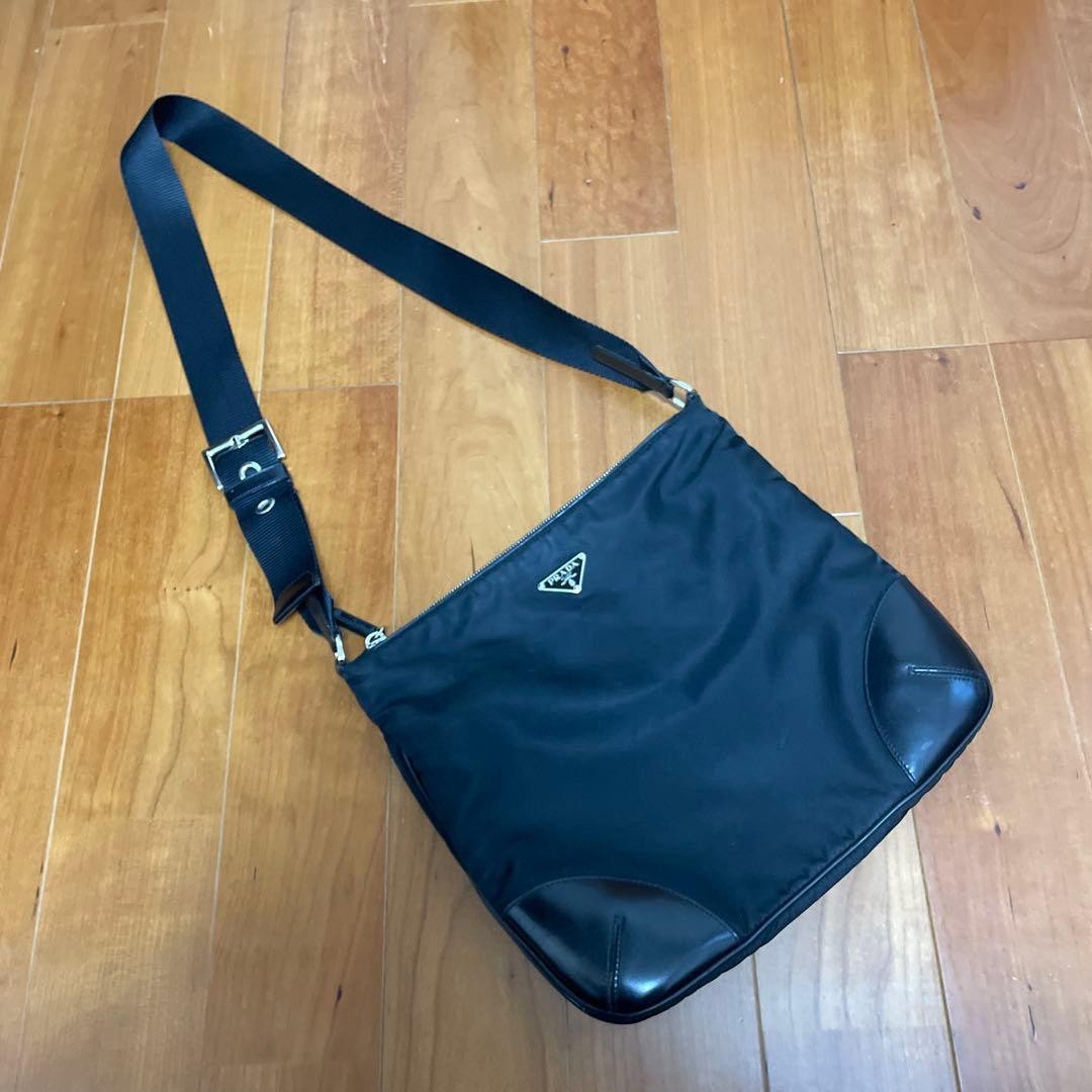 PRADA Shoulder Bag Crossbody BT0332 Black thumbnail 2