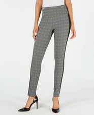 INC Glen Plaid Shaping Leggings Light Pastel ...