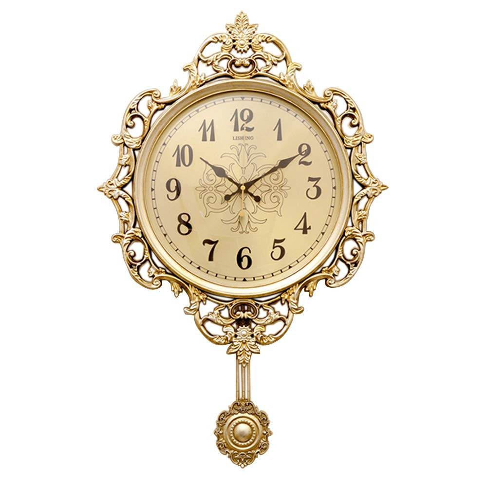 Wall Clock Victorian Palace Pendulum Wall Clock Monte Carlo with Continuous Seco-image