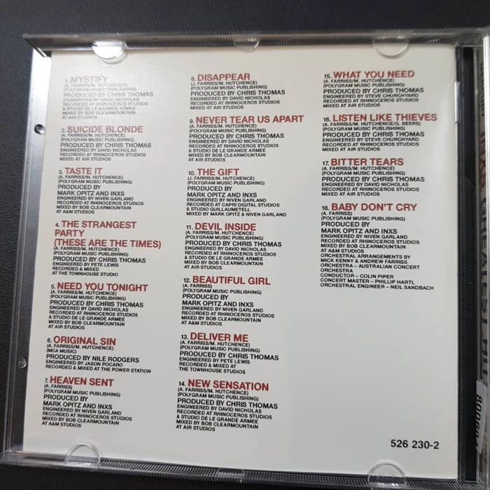 INXS The Greatest Hits FRANCE PMDC EX/EX(CD) - Bild 2 von 4