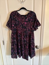 the Ulla Johnson Fawn Tiered Ruffle Cotton Mini Dress Size 10