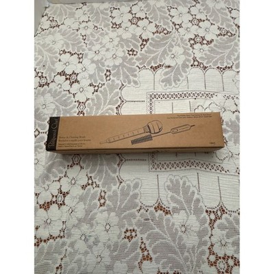 The Pampered Chef Baster and Cleaning Brush Set 1665 Gray New in Open Box