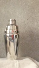 Shaker da cocktail argentato punzonato R B (Robbe&Berking?) vintage 3 pezzi