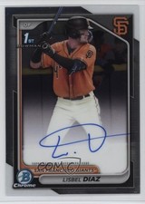 2024 Bowman Chrome Prospect Auto Lisbel Diaz #CPA-LDI Auto 02ss