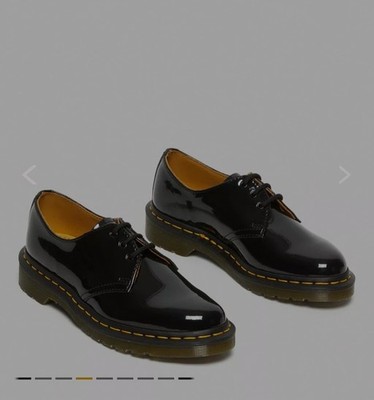 Dr Martens 1461 Bex Shoes Black Patent Leather- EU size 39 US size 8 UK size 6