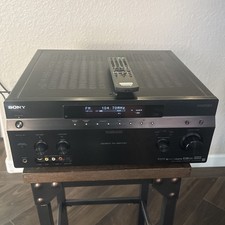 Sony STR-DA3200ES 7.1 Channel AV Home Theater Receiver Bundle Tested works great