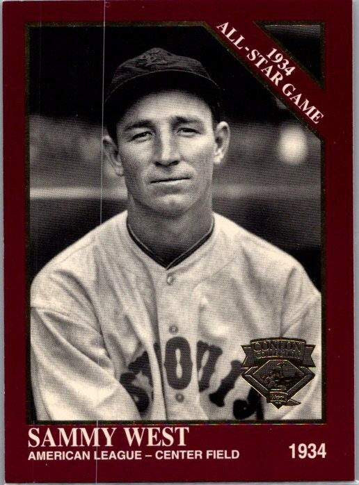 1994 Conlon Collection TSN #1090 Sammy West Burgundy