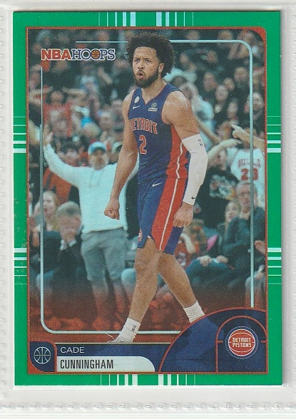 Cade Cunningham 2025 Topps NBA Hoops #81 Green