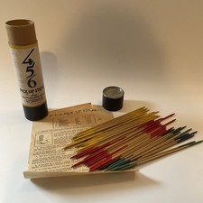 VINTAGE 1937 O. SCHOENHUT 456 PICK UP STICKS made in USA .