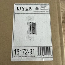 Livex Lighting 18172-91 Bennington Wall Sconce Brushed Nickel