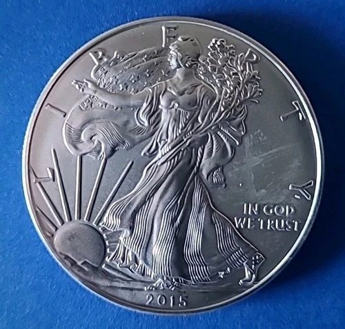 2015 Silver American Eagle $1.00 Unc.: One Ounce Fine Silver