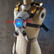 Anime Overwatch 2 Tracer Full Body Armor Wearable Cosplay Prop Glove Glasses Set