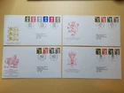 1993 ENGLAND SCOTLAND WALES NORTHERN IRELAND SET OF 4 REGIONAL FDCS #3339