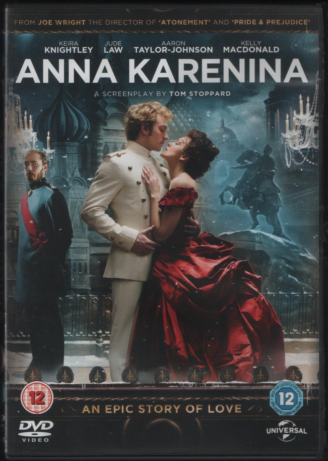Anna Karenina (DVD 2013) Keira Knightley Jude Law historical romantic drama