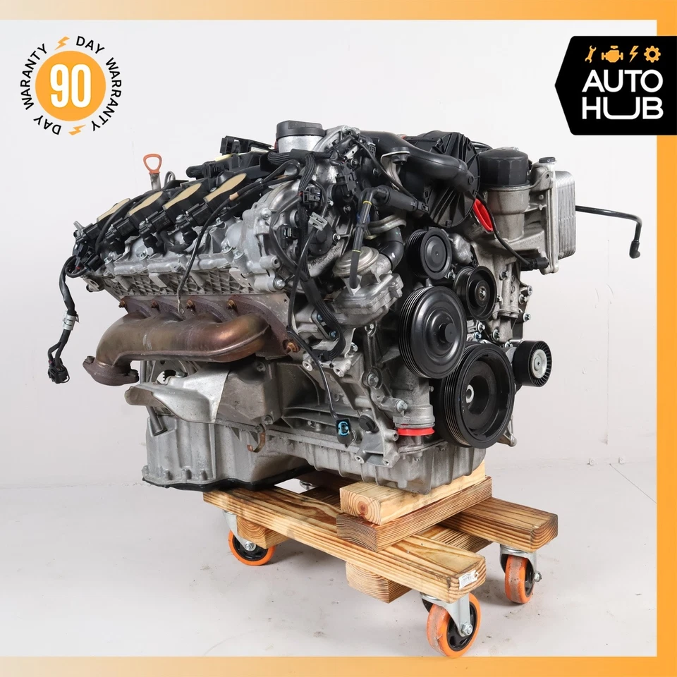 07-12 Conjunto de motor Mercedes R230 SL550 E550 5,5 L V8 M273 TRACCIÓN TRASERA OEM 52 k Foto 2 de 4