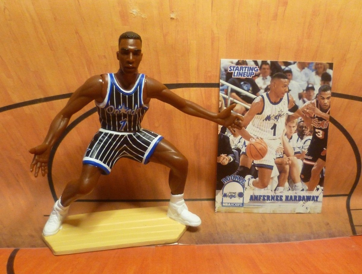 1994 ANFERNEE HARDAWAY - Starting Lineup - SLU - Figure & Card